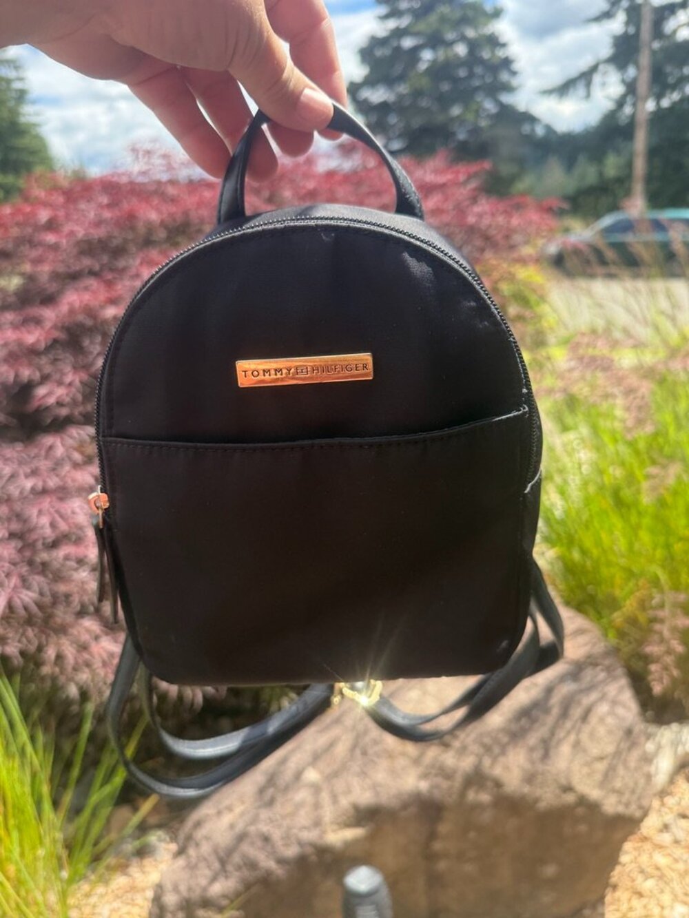 Tommy Hilfiger Black Mini Backpack